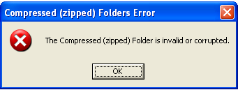 zip error